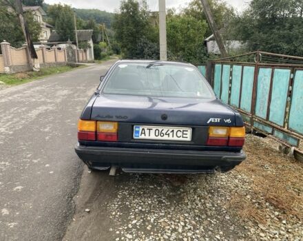 Синий Ауди 100, объемом двигателя 1.8 л и пробегом 300 тыс. км за 600 $, фото 1 на Automoto.ua