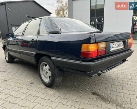 Синий Ауди 100, объемом двигателя 2.23 л и пробегом 777 тыс. км за 1700 $, фото 4 на Automoto.ua