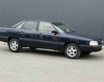 Синий Ауди 100, объемом двигателя 2.2 л и пробегом 777 тыс. км за 1700 $, фото 1 на Automoto.ua