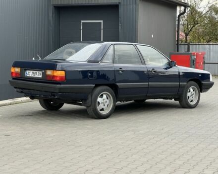 Синий Ауди 100, объемом двигателя 2.2 л и пробегом 777 тыс. км за 1700 $, фото 2 на Automoto.ua
