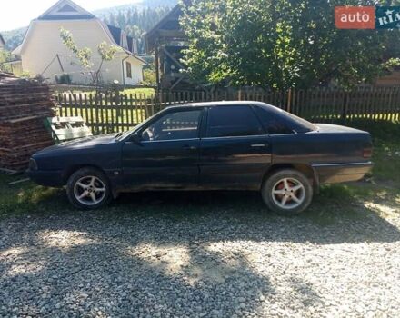Синий Ауди 100, объемом двигателя 1.8 л и пробегом 243 тыс. км за 900 $, фото 4 на Automoto.ua