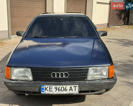 Синий Ауди 100, объемом двигателя 1.8 л и пробегом 555 тыс. км за 1375 $, фото 1 на Automoto.ua