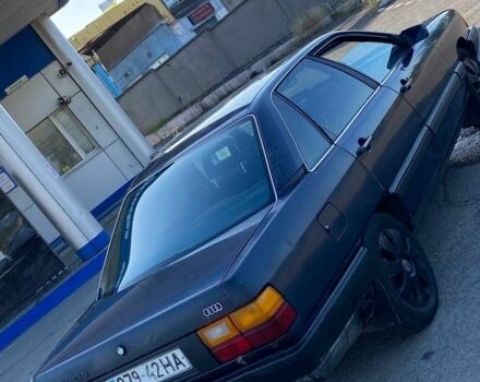 Синий Ауди 100, объемом двигателя 2 л и пробегом 140 тыс. км за 1350 $, фото 4 на Automoto.ua