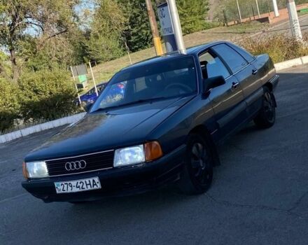 Синий Ауди 100, объемом двигателя 2 л и пробегом 140 тыс. км за 1350 $, фото 1 на Automoto.ua