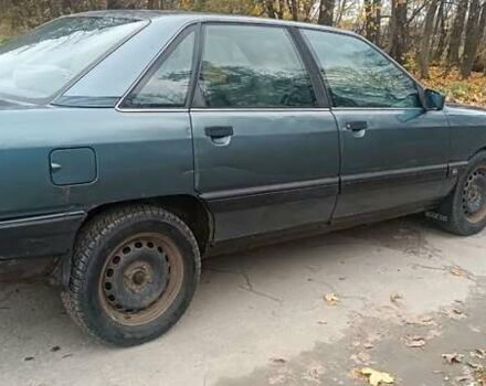 Синій Ауді 100, об'ємом двигуна 2 л та пробігом 313 тис. км за 1700 $, фото 1 на Automoto.ua