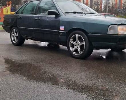 Синий Ауди 100, объемом двигателя 2.3 л и пробегом 167 тыс. км за 720 $, фото 1 на Automoto.ua