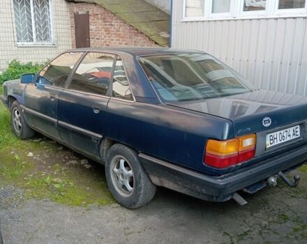 Синий Ауди 100, объемом двигателя 2 л и пробегом 500 тыс. км за 1000 $, фото 2 на Automoto.ua