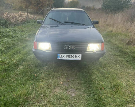 Синій Ауді 100, об'ємом двигуна 2 л та пробігом 300 тис. км за 1399 $, фото 1 на Automoto.ua