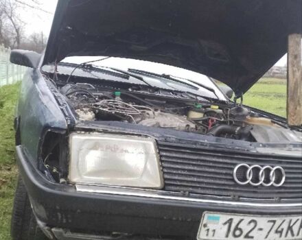 Синий Ауди 100, объемом двигателя 2.3 л и пробегом 200 тыс. км за 591 $, фото 1 на Automoto.ua