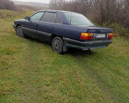Синий Ауди 100, объемом двигателя 2.31 л и пробегом 424 тыс. км за 1150 $, фото 1 на Automoto.ua