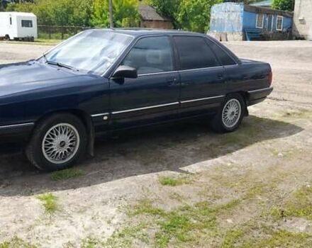 Синій Ауді 100, об'ємом двигуна 1.8 л та пробігом 450 тис. км за 2000 $, фото 2 на Automoto.ua