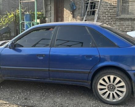 Синий Ауди 100, объемом двигателя 2.3 л и пробегом 230 тыс. км за 1600 $, фото 2 на Automoto.ua