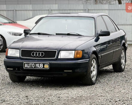 Синий Ауди 100, объемом двигателя 2 л и пробегом 247 тыс. км за 2200 $, фото 4 на Automoto.ua