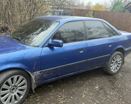 Синий Ауди 100, объемом двигателя 2.3 л и пробегом 400 тыс. км за 800 $, фото 1 на Automoto.ua