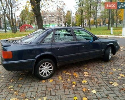 Синий Ауди 100, объемом двигателя 2.3 л и пробегом 450 тыс. км за 3000 $, фото 3 на Automoto.ua