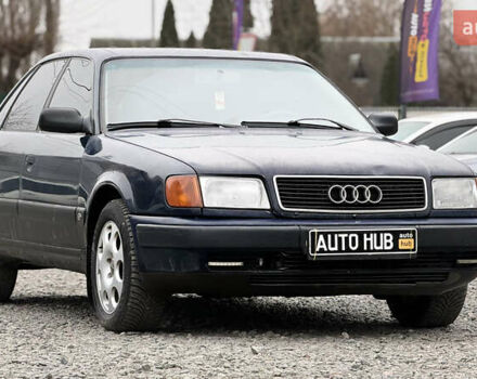Синий Ауди 100, объемом двигателя 2 л и пробегом 247 тыс. км за 2200 $, фото 1 на Automoto.ua