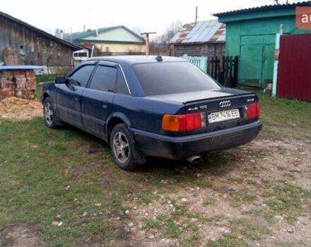 Синий Ауди 100, объемом двигателя 2 л и пробегом 400 тыс. км за 2900 $, фото 1 на Automoto.ua