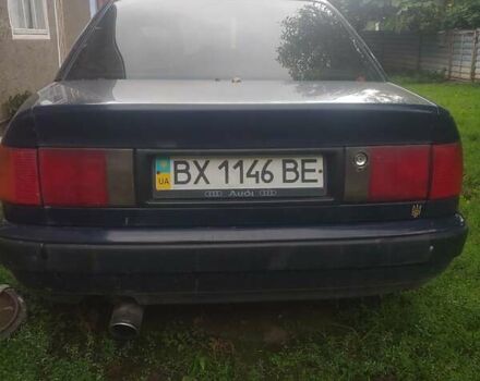 Синий Ауди 100, объемом двигателя 1.98 л и пробегом 200 тыс. км за 1700 $, фото 6 на Automoto.ua