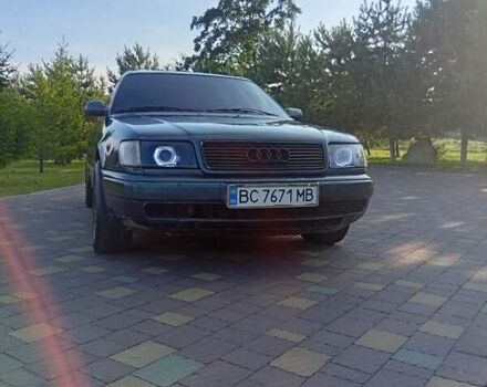 Синий Ауди 100, объемом двигателя 2.8 л и пробегом 428 тыс. км за 3000 $, фото 1 на Automoto.ua