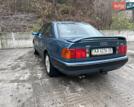 Синий Ауди 100, объемом двигателя 2.8 л и пробегом 372 тыс. км за 2850 $, фото 2 на Automoto.ua