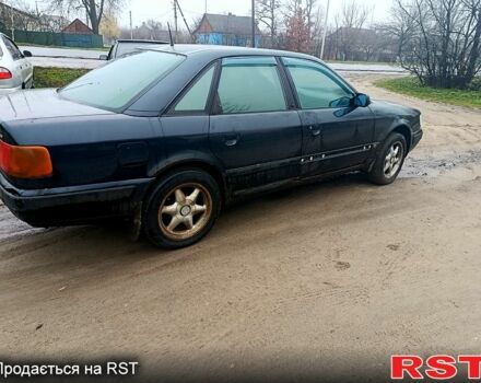 Синий Ауди 100, объемом двигателя 2.8 л и пробегом 300 тыс. км за 1600 $, фото 2 на Automoto.ua