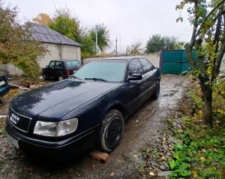 Синий Ауди 100, объемом двигателя 2.3 л и пробегом 230 тыс. км за 999 $, фото 3 на Automoto.ua