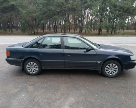 Синий Ауди 100, объемом двигателя 2.5 л и пробегом 369 тыс. км за 2800 $, фото 1 на Automoto.ua