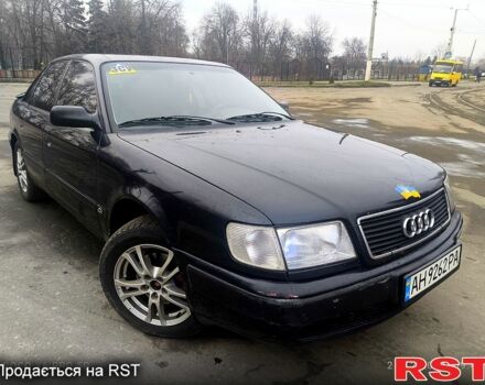 Синій Ауді 100, об'ємом двигуна 2.8 л та пробігом 340 тис. км за 3000 $, фото 2 на Automoto.ua