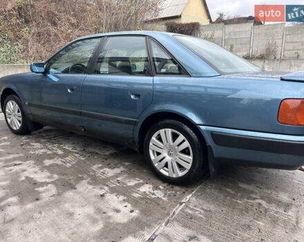 Синий Ауди 100, объемом двигателя 2.8 л и пробегом 372 тыс. км за 2850 $, фото 1 на Automoto.ua