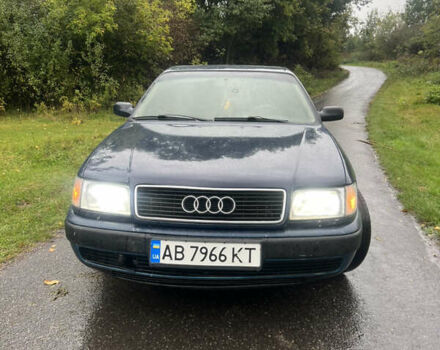 Синий Ауди 100, объемом двигателя 2.8 л и пробегом 300 тыс. км за 2450 $, фото 2 на Automoto.ua