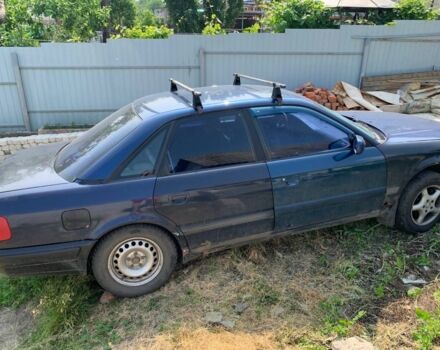 Синий Ауди 100, объемом двигателя 2.8 л и пробегом 600 тыс. км за 1000 $, фото 2 на Automoto.ua