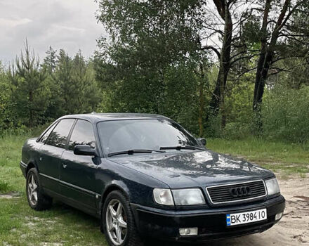 Синий Ауди 100, объемом двигателя 2.6 л и пробегом 440 тыс. км за 3500 $, фото 1 на Automoto.ua
