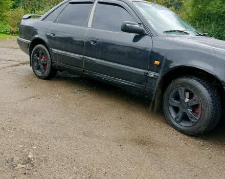 Синий Ауди 100, объемом двигателя 2 л и пробегом 368 тыс. км за 1800 $, фото 1 на Automoto.ua