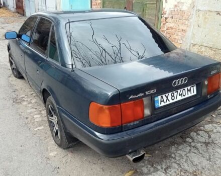 Синій Ауді 100, об'ємом двигуна 2 л та пробігом 300 тис. км за 2900 $, фото 3 на Automoto.ua