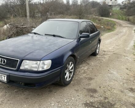 Синий Ауди 100, объемом двигателя 2.6 л и пробегом 276 тыс. км за 2200 $, фото 1 на Automoto.ua