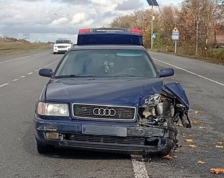 Синий Ауди 100, объемом двигателя 2.8 л и пробегом 1 тыс. км за 1186 $, фото 1 на Automoto.ua