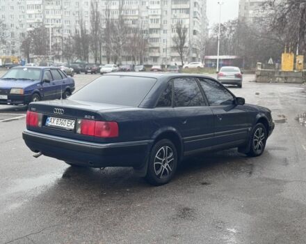 Синий Ауди 100, объемом двигателя 2 л и пробегом 264 тыс. км за 2500 $, фото 4 на Automoto.ua