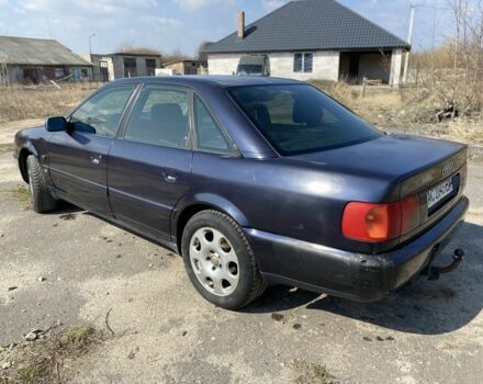 Синий Ауди 100, объемом двигателя 2.6 л и пробегом 400 тыс. км за 999 $, фото 1 на Automoto.ua