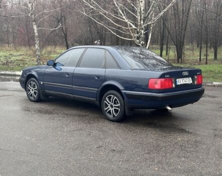 Синий Ауди 100, объемом двигателя 2 л и пробегом 264 тыс. км за 2500 $, фото 3 на Automoto.ua