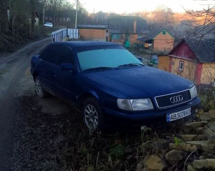 Синий Ауди 100, объемом двигателя 2.6 л и пробегом 0 тыс. км за 1000 $, фото 2 на Automoto.ua