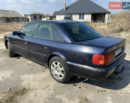 Синий Ауди 100, объемом двигателя 2.6 л и пробегом 400 тыс. км за 1350 $, фото 1 на Automoto.ua