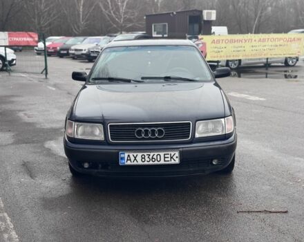 Синий Ауди 100, объемом двигателя 2 л и пробегом 264 тыс. км за 2500 $, фото 1 на Automoto.ua