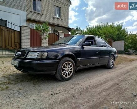 Синий Ауди 100, объемом двигателя 2.6 л и пробегом 353 тыс. км за 3200 $, фото 3 на Automoto.ua