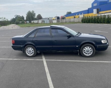 Синий Ауди 100, объемом двигателя 2 л и пробегом 470 тыс. км за 2200 $, фото 1 на Automoto.ua