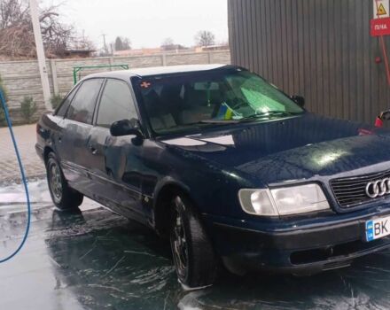 Синий Ауди 100, объемом двигателя 2 л и пробегом 300 тыс. км за 1100 $, фото 2 на Automoto.ua