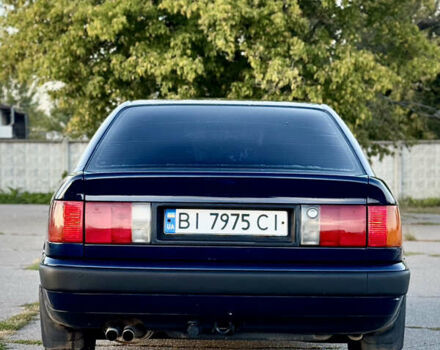 Синий Ауди 100, объемом двигателя 2.6 л и пробегом 356 тыс. км за 3300 $, фото 5 на Automoto.ua