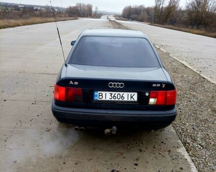 Синий Ауди 100, объемом двигателя 2.6 л и пробегом 350 тыс. км за 1900 $, фото 1 на Automoto.ua