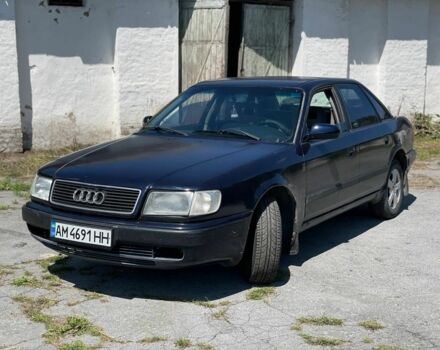 Синий Ауди 100, объемом двигателя 2 л и пробегом 196 тыс. км за 2450 $, фото 5 на Automoto.ua