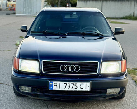 Синий Ауди 100, объемом двигателя 2.6 л и пробегом 356 тыс. км за 3200 $, фото 2 на Automoto.ua