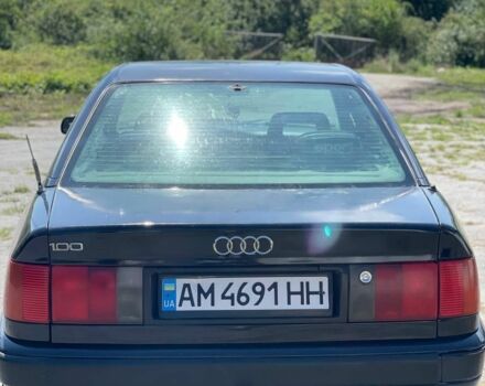 Синий Ауди 100, объемом двигателя 2 л и пробегом 196 тыс. км за 2450 $, фото 2 на Automoto.ua